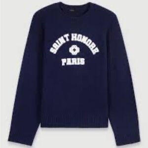 Maje - Navy Saint Honore Paris Sweater 3 L
